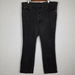 Vintage Made In USA Levis 517 Black Jeans Tag 42x32 Actual 41x31